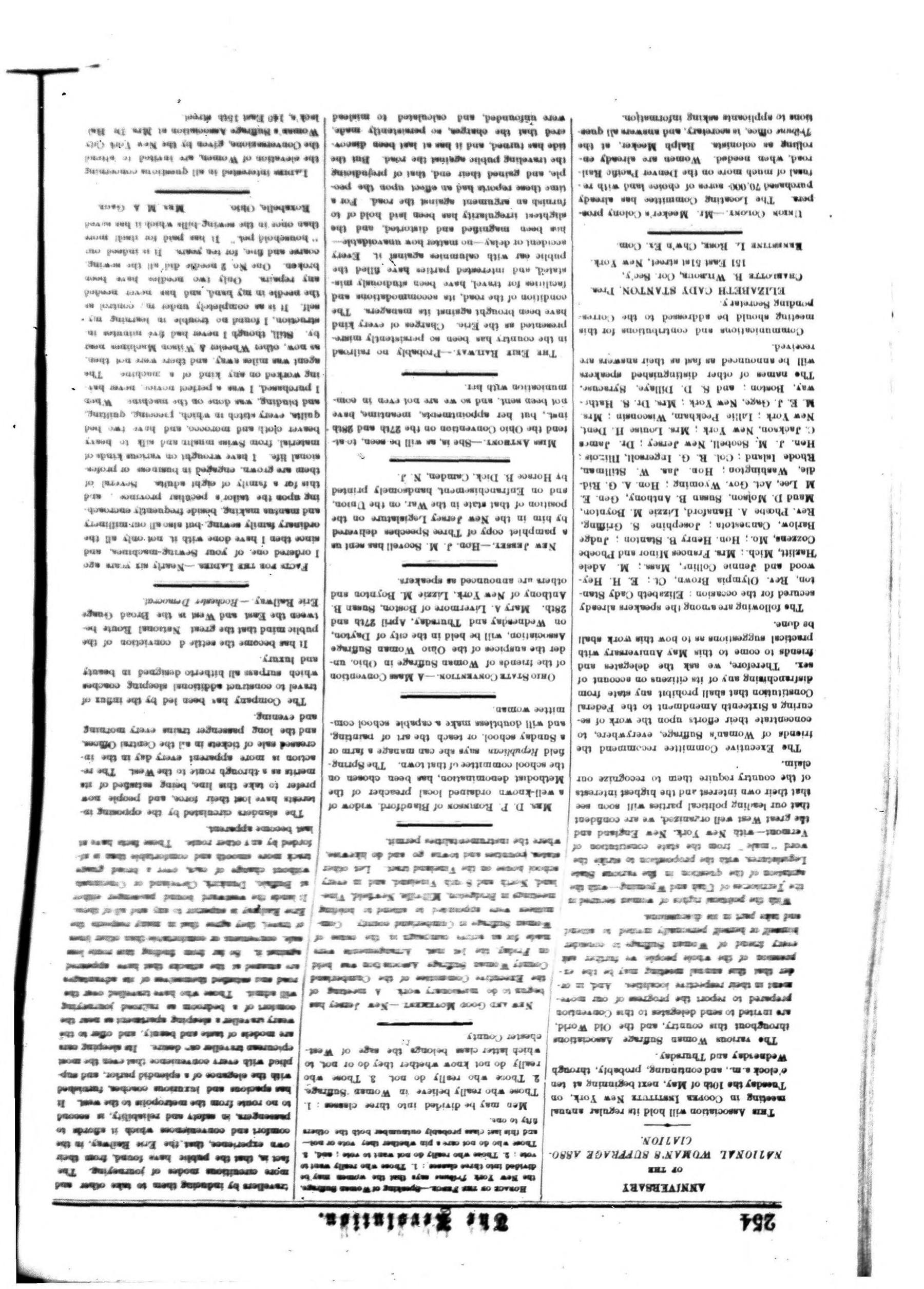 Page 14 of The Revolution, vol. 5, no. 16, April 21, 1870, p. 254