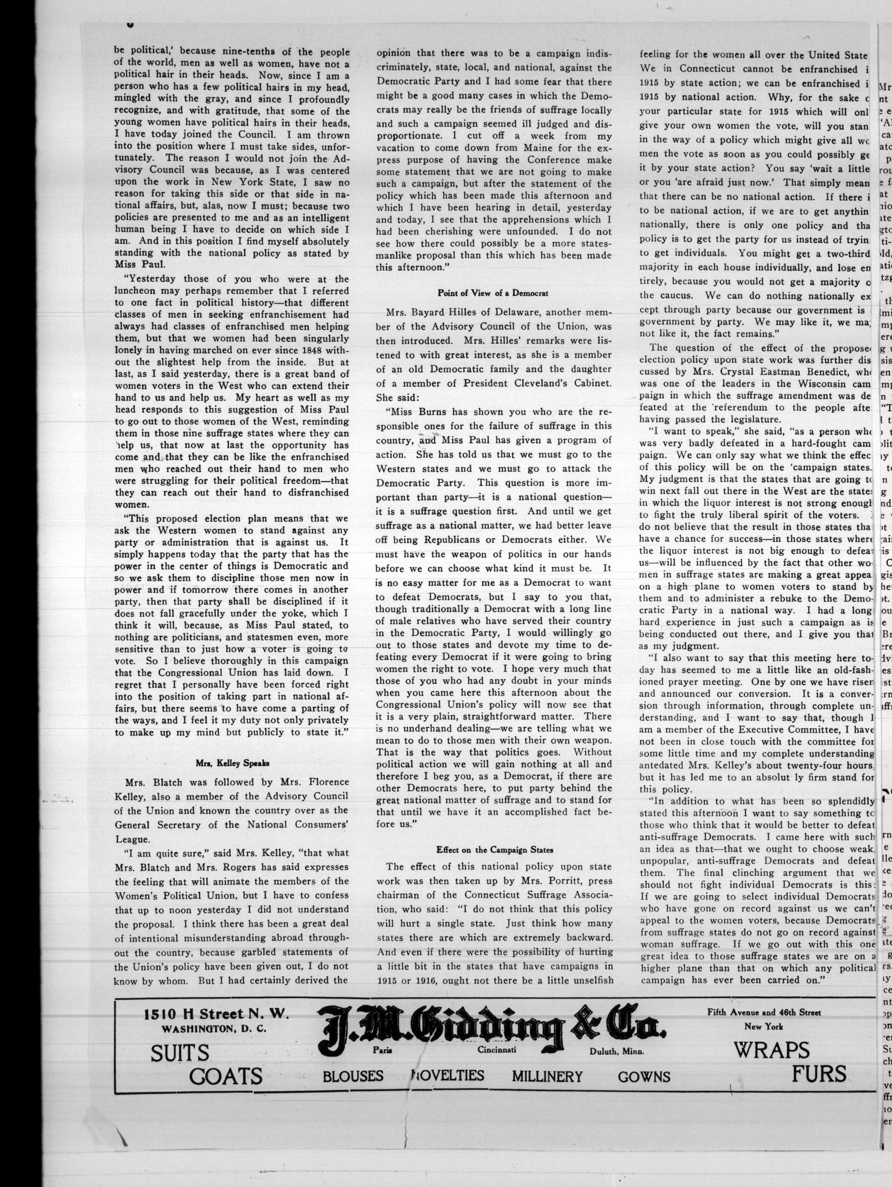 Page 6 of The Suffragist, vol. 2, no. 37, September 12, 1914, p. 6