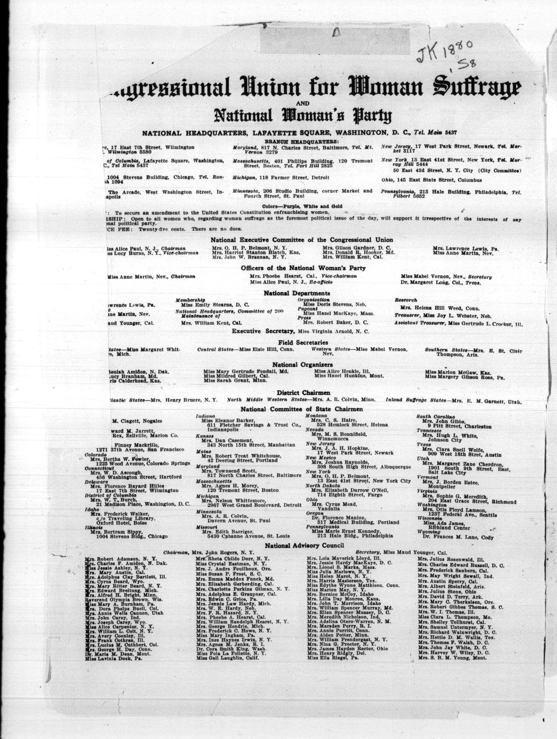 Page 2 of The Suffragist, vol. 5, no. 54, January 10, 1917, p. 2