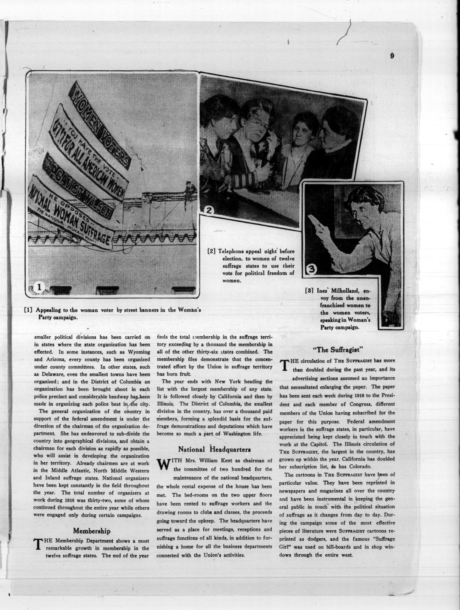Page 9 of The Suffragist, vol. 5, no. 54, January 10, 1917, p. 9