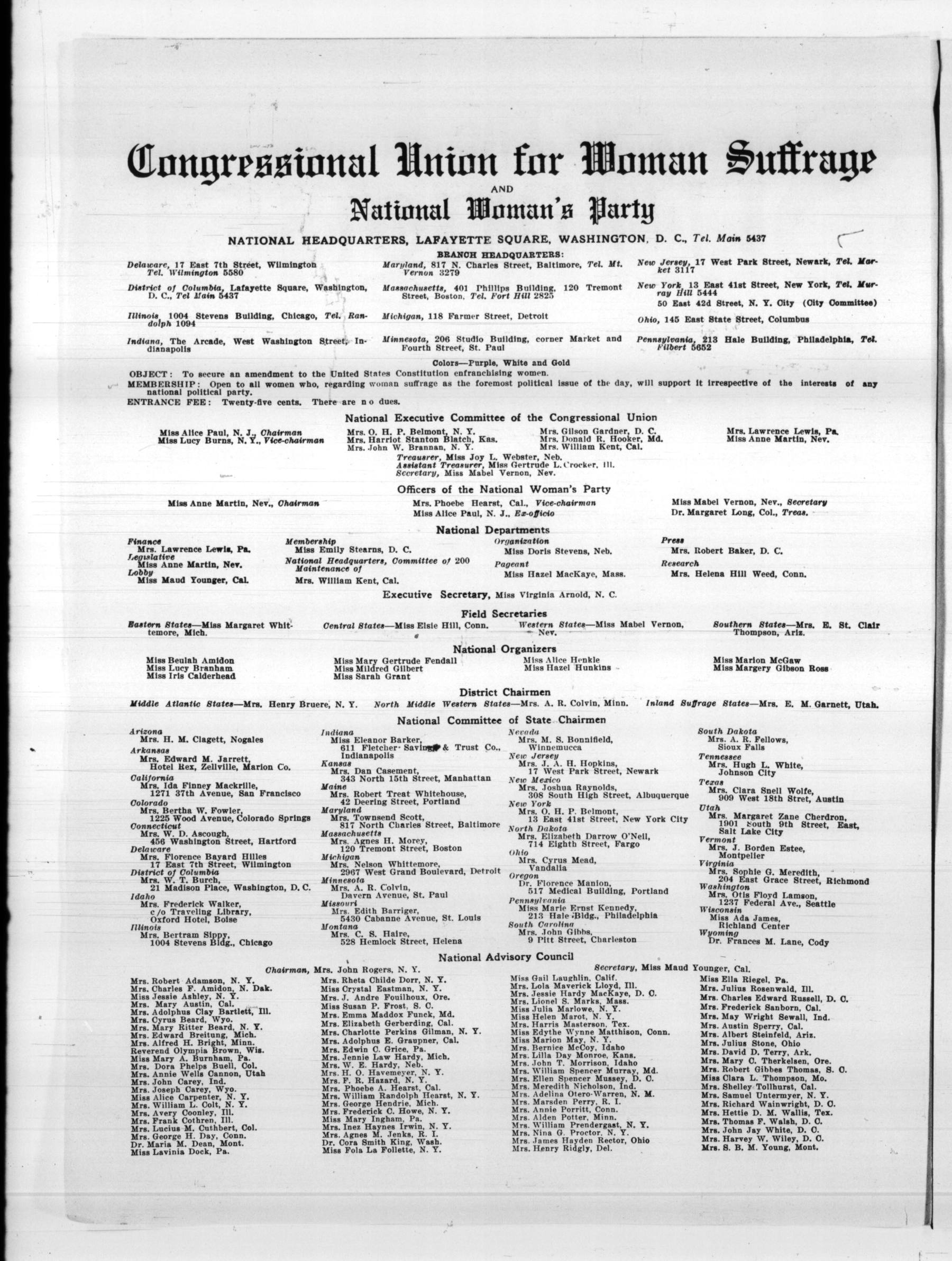 Page 2 of The Suffragist, vol. 5, no. 56, January 24, 1917, p. 2