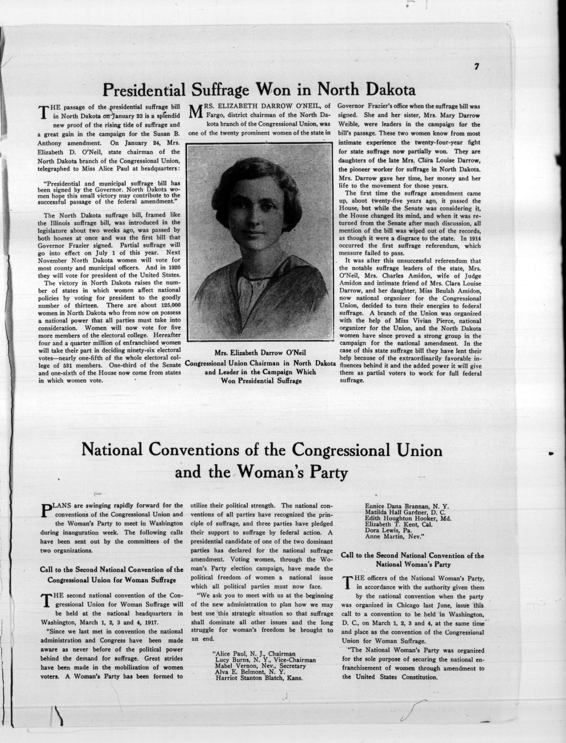 Page 7 of The Suffragist, vol. 5, no. 56, January 31, 1917, p. 7