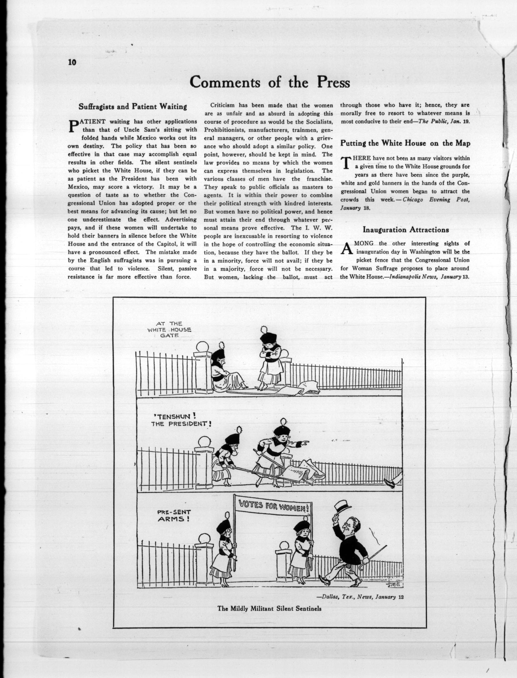 Page 10 of The Suffragist, vol. 5, no. 56, January 31, 1917, p. 10