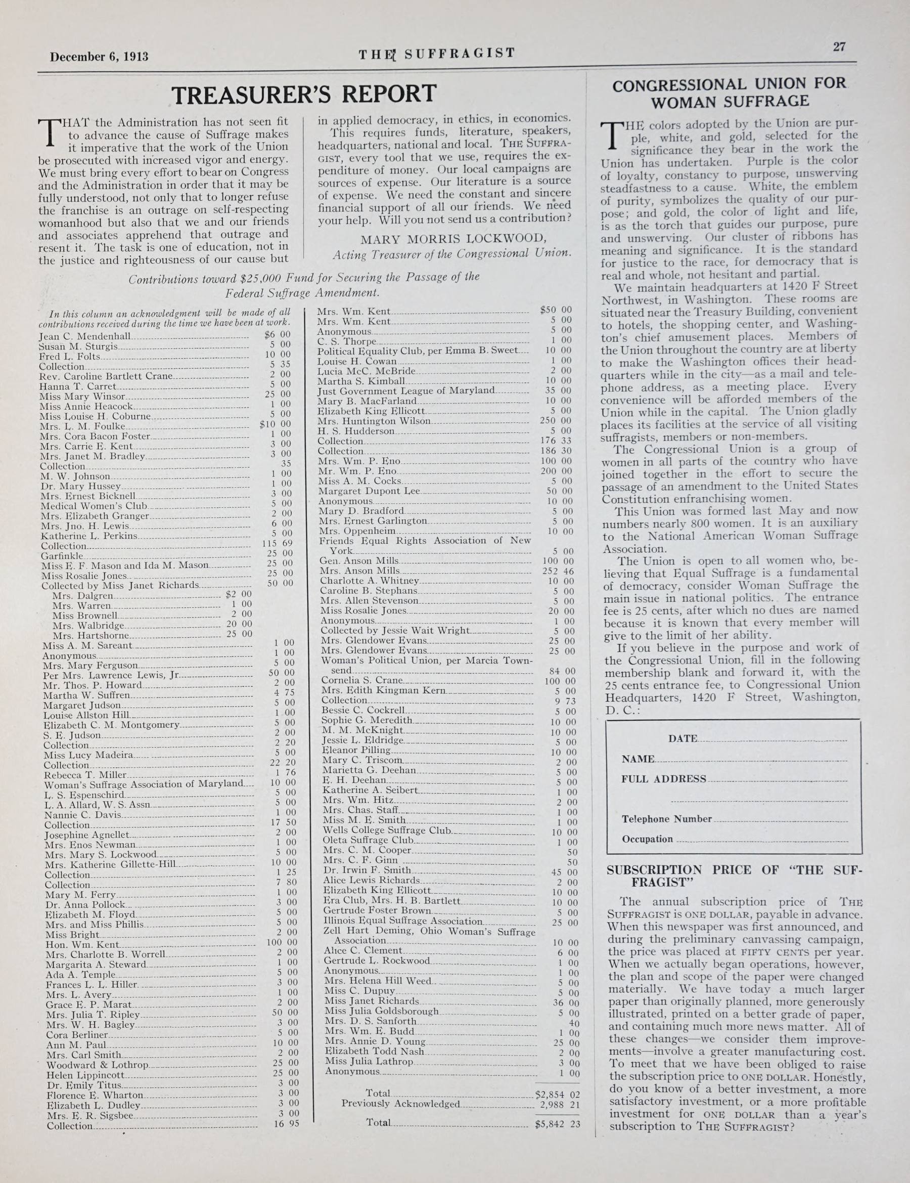 Page 3 of The Suffragist, vol. 1, no. 4, undated, p. 27