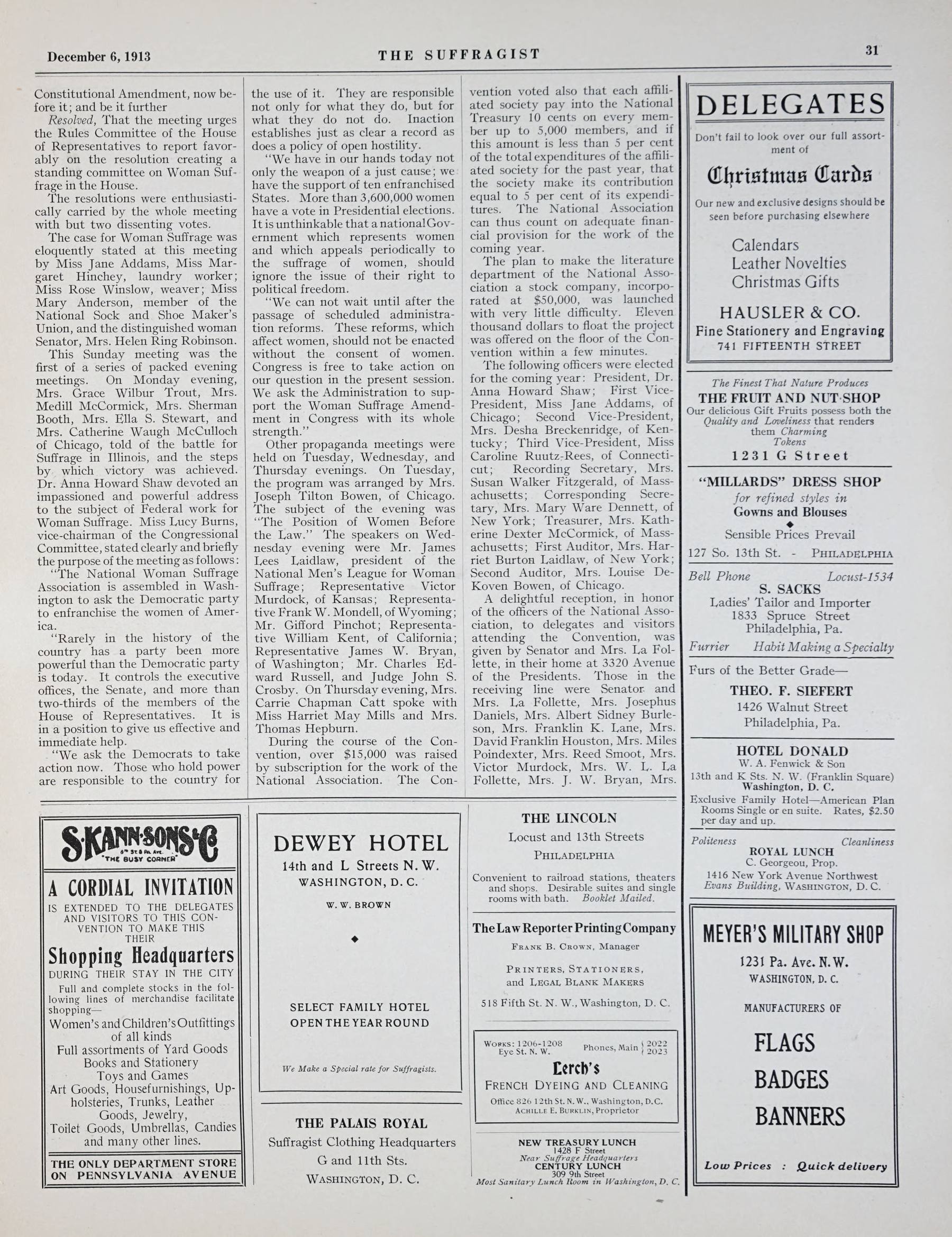 Page 7 of The Suffragist, vol. 1, no. 4, undated, p. 31